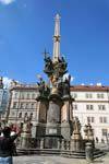 Malostranské, vieille ville, la grande colonne de la peste, Malá Strana, Prag, Tschechische Republik.