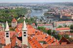 Panorama sur la ville depuis Saint Guy, Prag, Tschechische Republik.