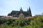 Cathédrale Saint-Guy, devant la Tour des Poudres, (Prazsky Hrad), Prag, Tschechische Republik.