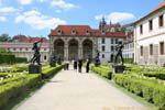 La Salla Terrena vue depuis les jardins Wallenstein, Valdstejnska Zahrada Letenska, Prag, Tschechische Republik.
