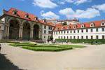 Autre vue extérieure de la Salla Terrena, jardin Wallenstein, Prag, Tschechische Republik.