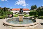 Fontaine dans le Jardin Wallenstein, Valdstejnska Zahrada Letenska, Prag, Tschechische Republik.
