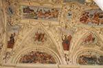 Fresques représentant la guerre de Troie par Baccio di Bianco, plafond de la Sala Terrena, Palais Wallenstein, Prag, Tschechische Republik.