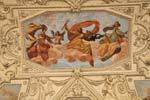 Palais Wallenstein, Sala Terrena, gros plan sur une peinture de la voûte, Prag, Tschechische Republik.