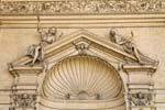 Palais Wallenstein, ornementation de la Sala Terrena, Prag, Tschechische Republik.