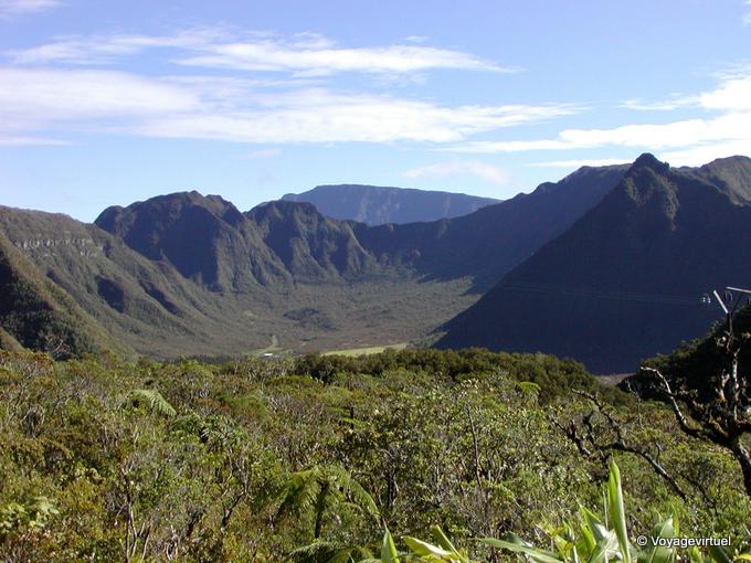 Volcano Blick auf das Tal von der Palmiste - Insel Reunion