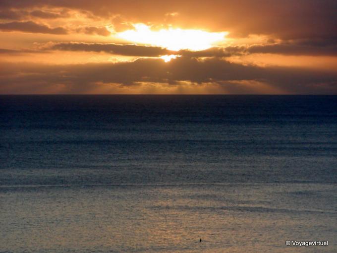 Sonnenuntergang, St Leu - Insel Reunion