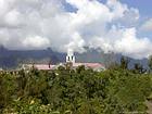 Steeple und Wolken, Cilaos, Insel Reunion.