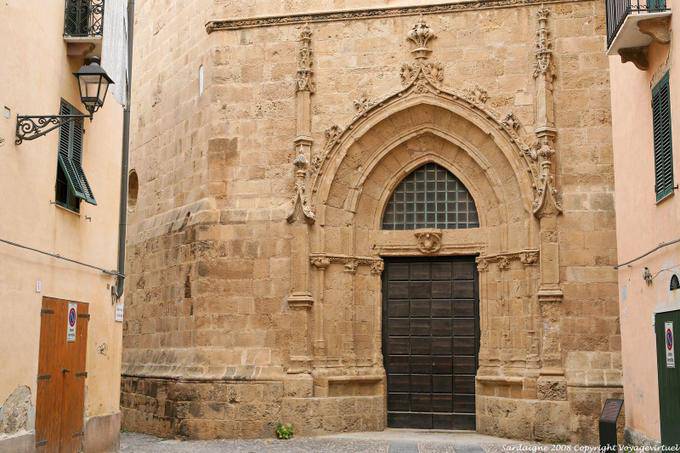 Alghero, Portal der Kathedrale von Santa Maria - Sardinien