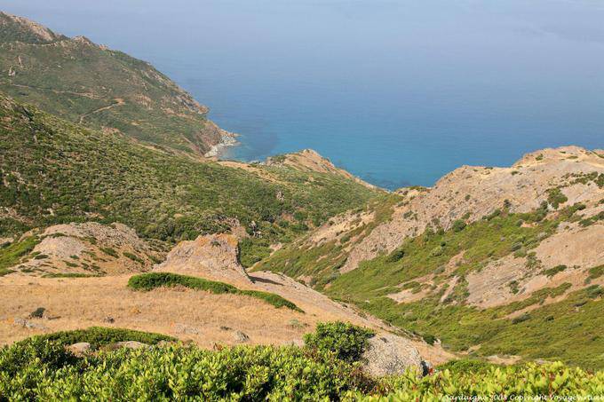 Atemberaubenden Blick auf die Küste zwischen Bosa und Alghero - Sardinien