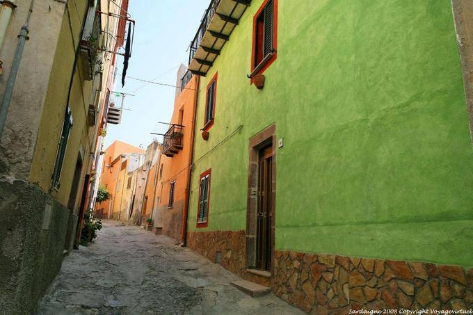 Bosa, via San Ignazio - Sardinien