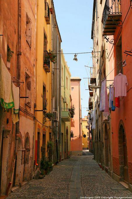 Bosa, über Santa Croce - Sardinien