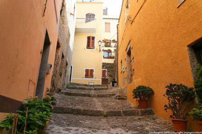 Treppen zu steigen, Castelsardo, Centro Storico - Sardinien