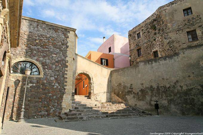 Castelsardo, Centro Storico über den Scaletta - Sardinien