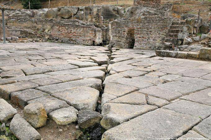 Fordongianus Terme Romane, wässrige Fluss - Sardinien