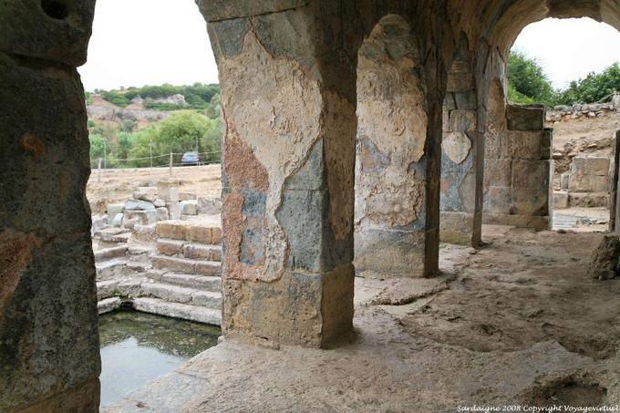 Fordongianus Terme Romane, Perspektive auf das Badezimmer - Sardinien