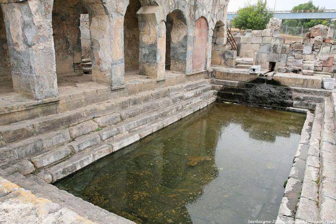 Fordongianus, Pool Thermes - Sardinien