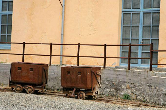 Ingurtosu, Naracauli, Bergbau bleibt, Schmalspurwagen - Sardinien