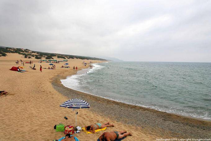 Ingurtosu, Spiaggia di Piscinas, Goldschnitt - Sardinien
