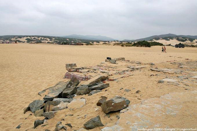 Ingurtosu, Spiaggia di Piscinas, Port Ruinen - Sardinien