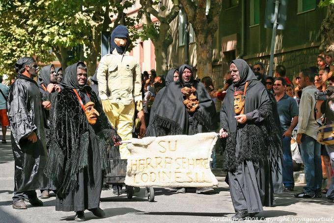 Nuoro, Festa del Redentore, wusste Harrasempre Lodinesu - Sardinien