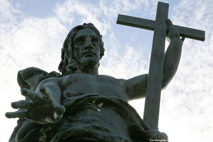 Nuoro, das Redentore Nahaufnahme Monte Ortobene - Sardinien