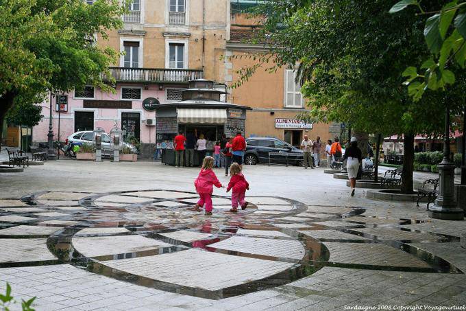 Olbia, Piazza Regina Elena - Sardinien