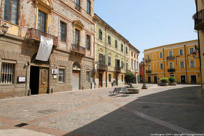 Oristano, Piazza Martini - Sardinien