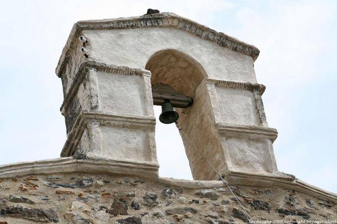 Orosei, Altstadt, und Stein Kirchturm - Sardinien