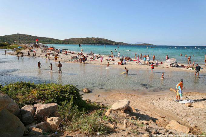 Porto San Paolo, windig Schwimmen - Sardinien