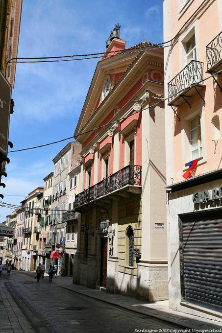 Sassari, Corso Vittorio Emanuele II, Palazzo Civico - Sardinien