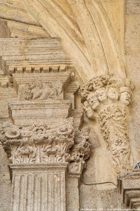 Sassari, Kathedrale San Nicola, Skulpturen Einzelhandel - Sardinien