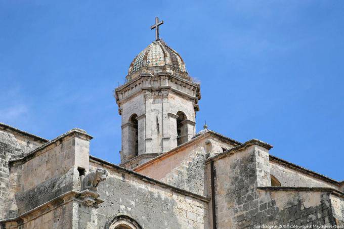 Sassari, Dom San Nicola, die Spitze des Torre Campanaria - Sardinien