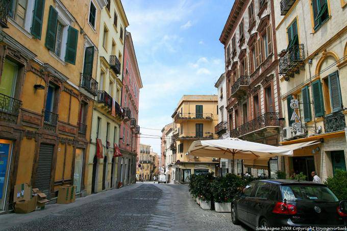 Sassari, Largo Felice Cavallotti - Sardinien