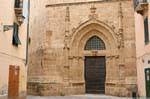 Alghero, Portal der Kathedrale von Santa Maria, Sardinien.