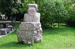 Chiaramonti, der öffentliche Garten Statue Paoloine Verkauf, Sardinien.