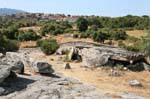 Luras, Blick von der Ladas Dolmen, Sardinien.