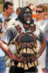 Nuoro, Festa del Redentore, Sonaggiaose Surzu Ortueri, weißen Bart, Sardinien.