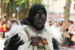 Nuoro, Festa del Redentore, Sonaggiaose Surzu Ortueri, Schwitzen, Sardinien.