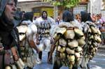 Nuoro, Festa del Redentore, Sonaggiaose Surzu Ortueri, Dorsalansicht, Sardinien.