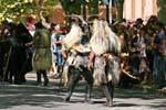 Nuoro, Festa del Redentore, sos Merdules Bezzos von Otzana, Sardinien.