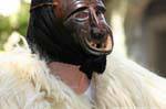 Nuoro, Festa del Redentore, sos Merdules Bezzos von Otzana, spärlich Zähne, Sardinien.