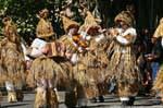 Nuoro, Festa del Redentore, Pflanzen Tracht, Sardinien.
