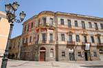 Oristano, Piazza Eleonora, Palazzo Corrias, Sardinien.