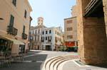 Oristano, Piazza Roma, Rückansicht, Sardinien.