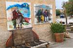 San Pantaleo, Gemälde und Nickerchen, Sardinien.