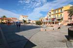 Santa Teresa di Gallura, Piazza Carlo Alberto, Sardinien.