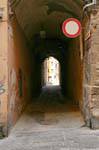 Sassari, Corso Vittorio Emanuele II, Torbogen, Sardinien.