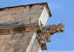 Sassari, Kathedrale San Nicola, ein Monster, Wasserspeier auf einem Strebepfeiler, Sardinien.