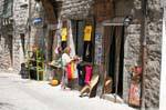 Tempio Pausania über Amsicora der Markt, Sardinien.